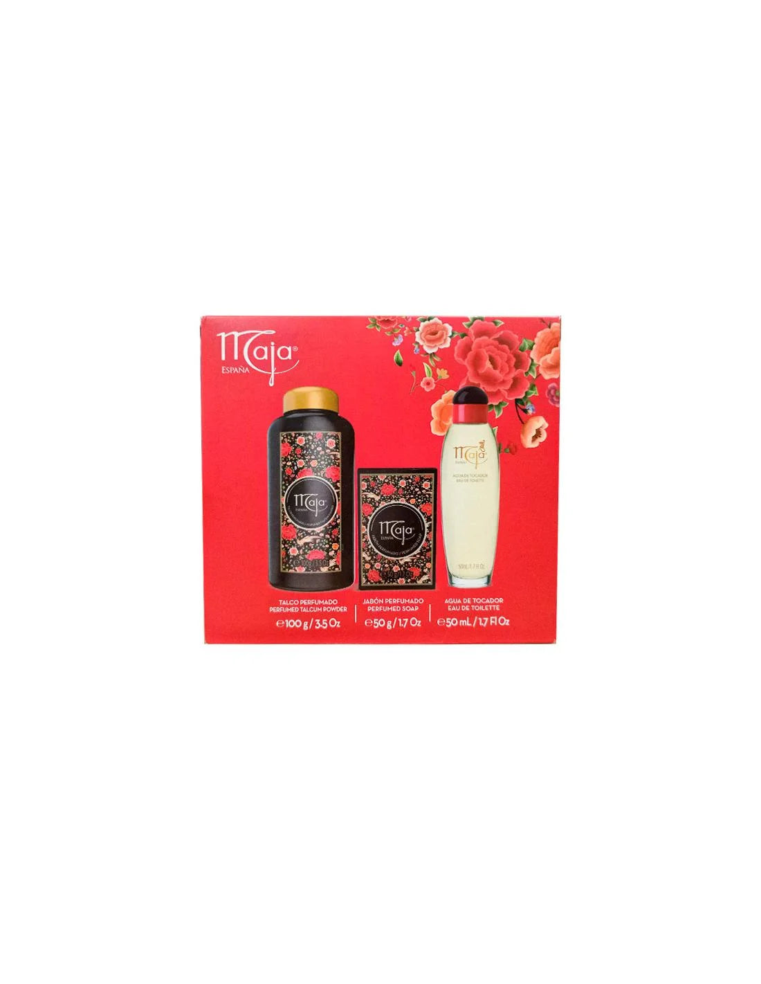 Maja Edt Spray 50ml Talco 100g Jabon 50grsets - Orient Perfumes Portugal