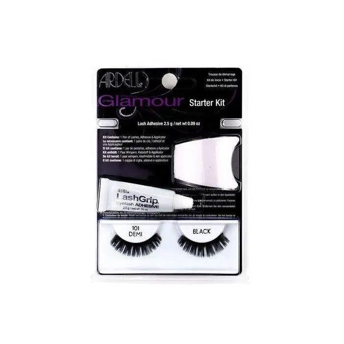 Ardell Glamour Pestañas Postizas 101 Demi Black Set 3 Piezas - Orient Perfumes Portugal