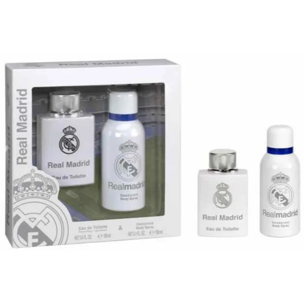 Real Madrid Eau De Toilette Spray 100ml Set 2 Piezas - Orient Perfumes Portugal
