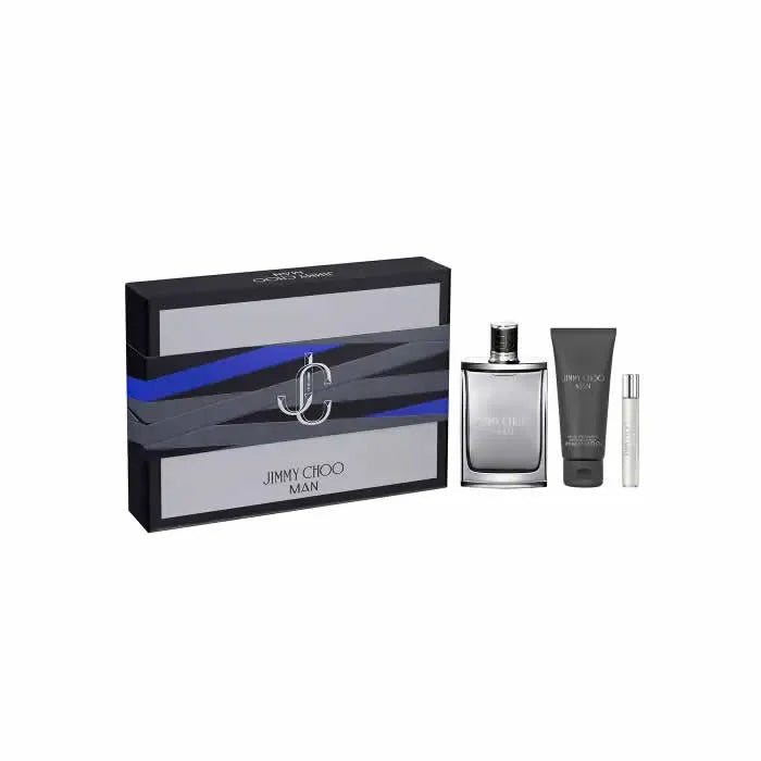 Jimmy Choo Man Eau De Toilette Spray 100ml Set 3 Pieces - Perfume Original na Orient Perfumes Portugal