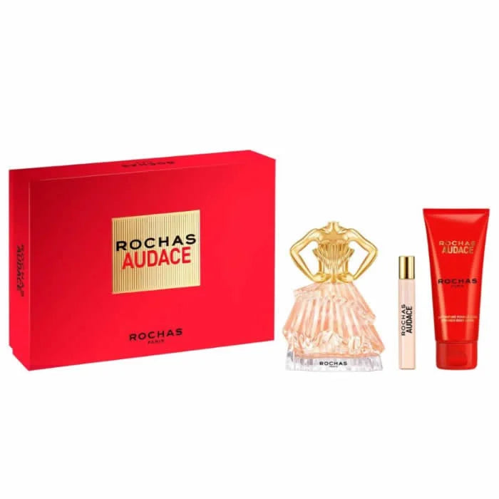 Rochas Audace Eau De Perfume Spray 90ml Set 3 Pieces - Perfume Original na Orient Perfumes Portugal