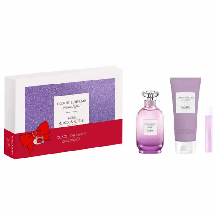 Coach Dreams Moonlight Eau De Perfume Spray 90ml Set 3 Pieces - Perfume Original na Orient Perfumes Portugal