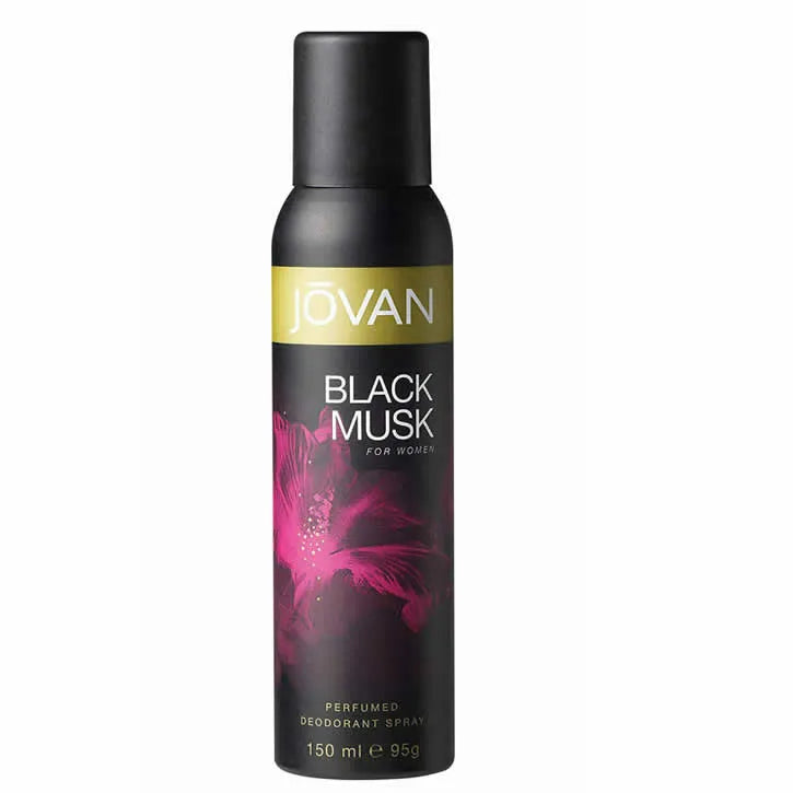 Jovan Black Musk Perfumed Deodorant Spray 150ml - Orient Perfumes Portugal