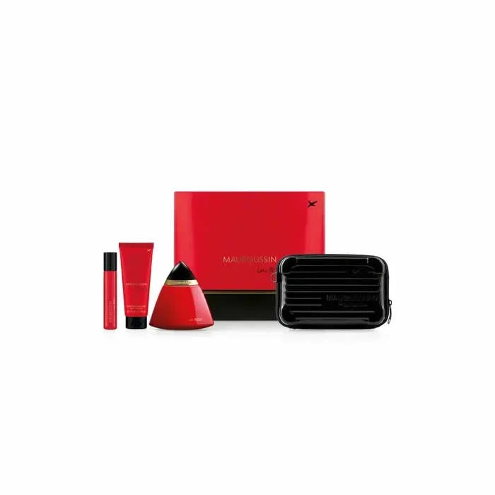 Mauboussin In Red Eau De Parfum Spray 100ml Set 4 Piezas - Orient Perfumes Portugal