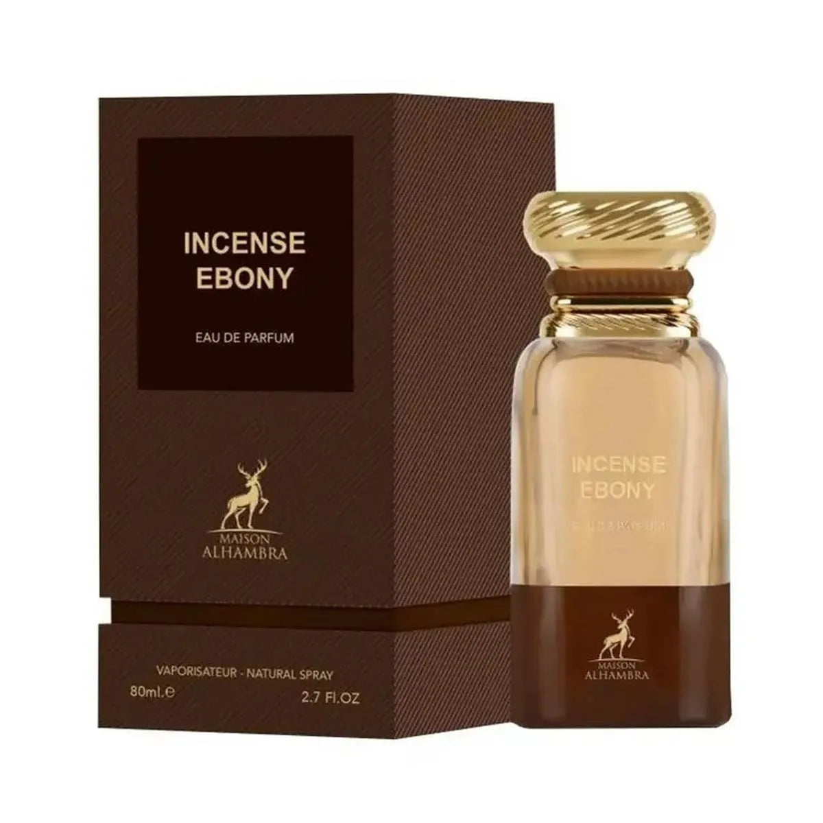 Maison Alhambra Incense Ebony Eau De Parfum 80ml Spray - Orient Perfumes Portugal