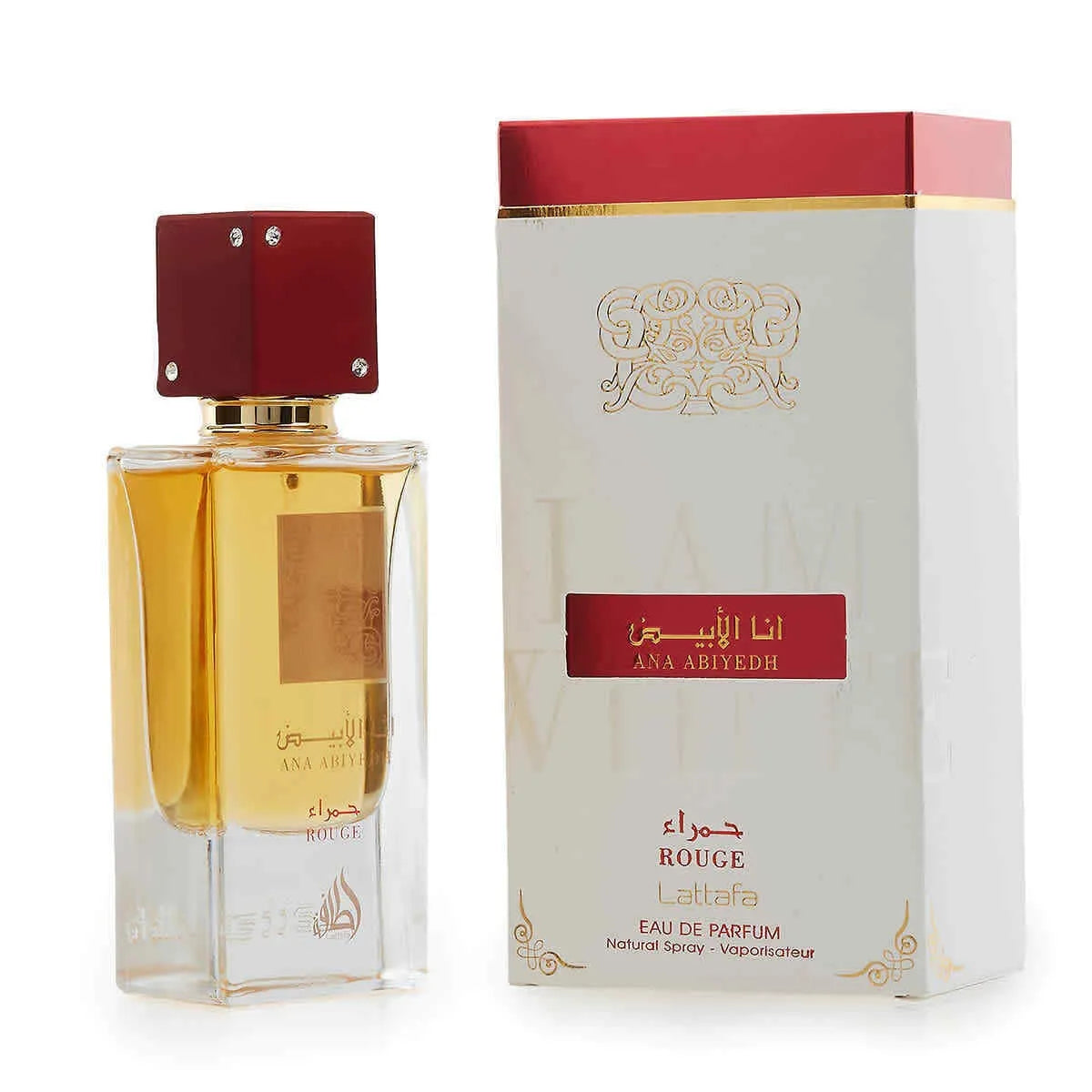 LATTAFA ANA ABIYEDH ROUGE EDP SPRAY 60ML - Orient Perfumes Portugal