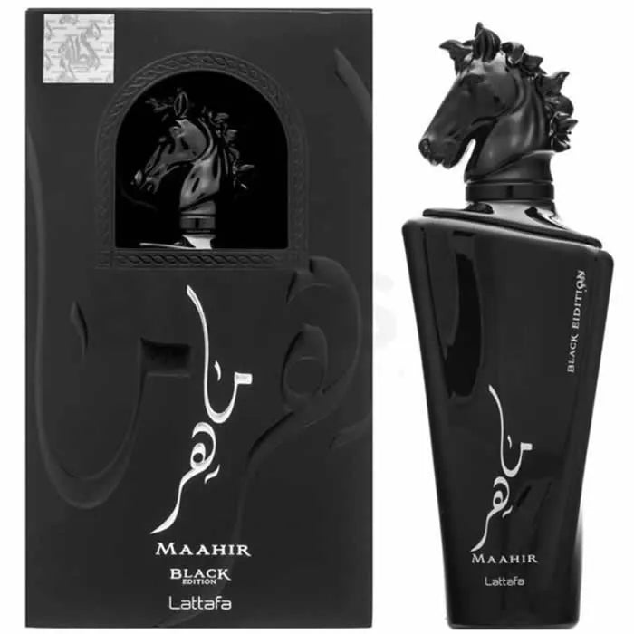 LATTAFA MAAHIR BLACK EDP SPRAY 100ML - Orient Perfumes Portugal