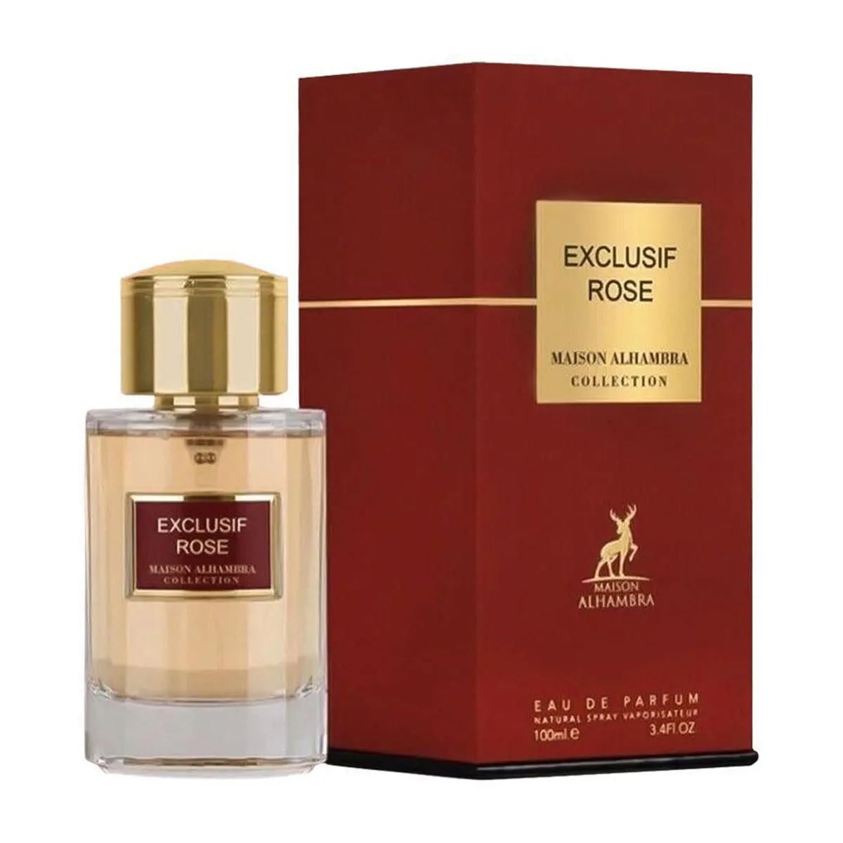 Maison Alhambra Collecion Exclusif Rose Eau De Parfum 100ml Spray - Perfume Original na Orient Perfumes Portugal