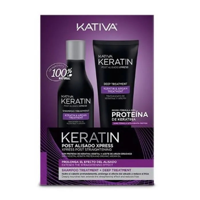 Kativa Keratin Post Alisado Xpress Set 2 Piezas - Orient Perfumes Portugal