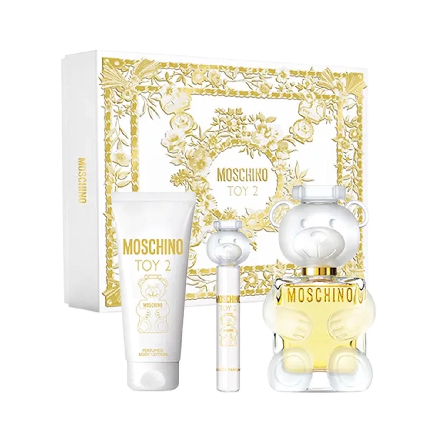 Moschino Toy 2 Eau De Parfum 100ml Spray Locion Corporal Perfumada 100ml Miniatura Eau De Parfum 10mlvaporizador - Perfume Original na Orient Perfumes Portugal