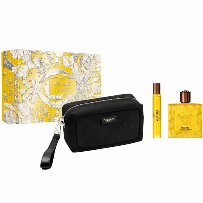 Versace Eros Energy Pour Homme Eau De Parfum Spray 100ml Set 3 Piezas - Orient Perfumes Portugal