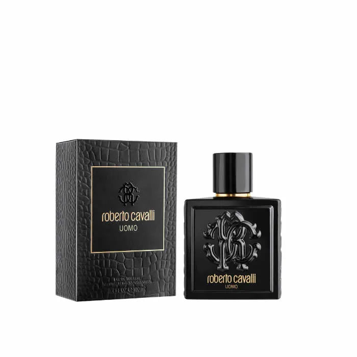 Roberto Cavalli Uomo Eau De Toilette Spray 100ml - Perfume Original na Orient Perfumes Portugal