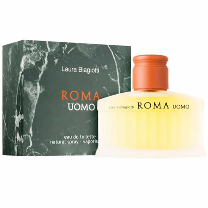 Laura Biagiotti Roma Uomo 200 Spray Eau De Toilette Spray 200ml - Orient Perfumes Portugal