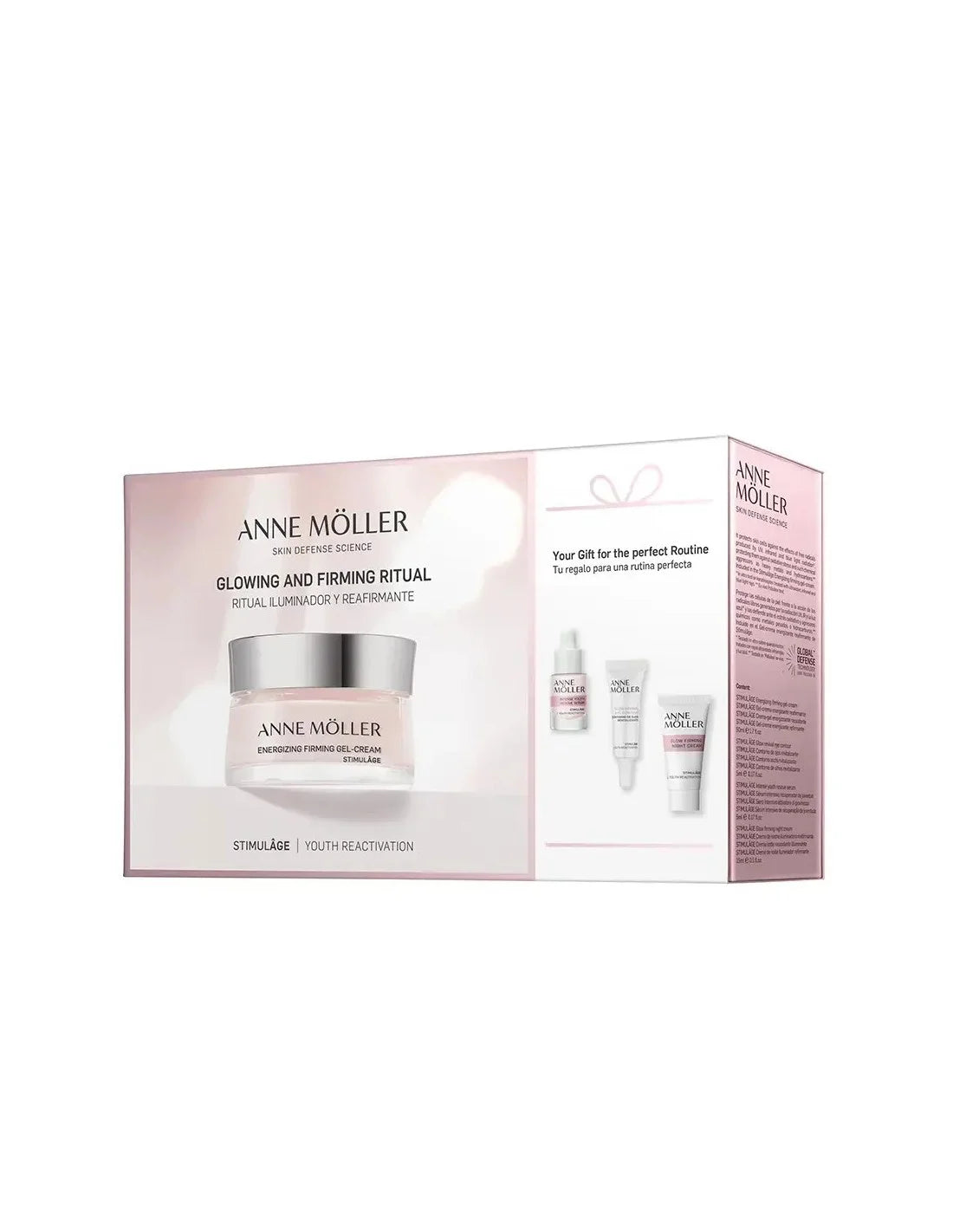 Anne Möller Stimulâge Ritual Iluminador y Reafirmante Gel Crema Estojo 4 Peças