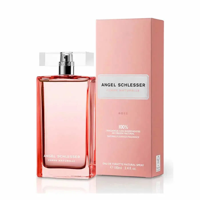 Angel Schlesser Femme Naturelle Rose Eau De Toilette Spray 100ml - Orient Perfumes Portugal