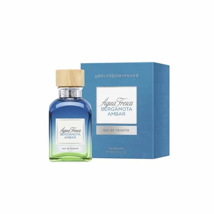 Adolfo Dominguez Agua Fresca Bergamota Ambar Eau De Toilette Spray 120ml - Orient Perfumes Portugal