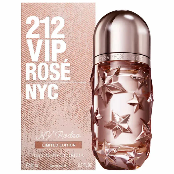 Carolina Herrera 212 Vip Rosé Ny Rodeo Eau De Parfum Spray 100ml Limited Edition - Orient Perfumes Portugal