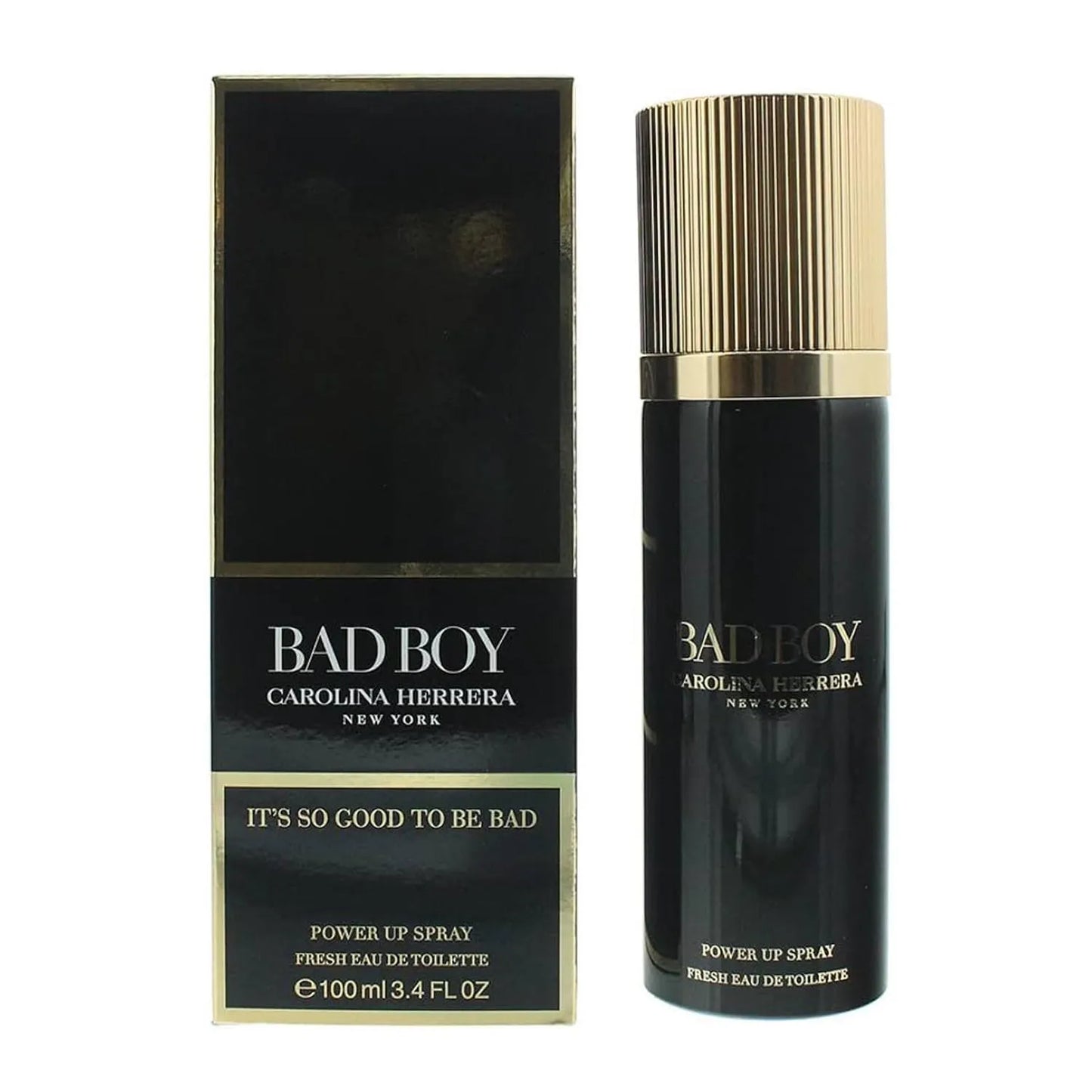 Carolina Herrera Bad Boy Spray Fresh Eau De Toilette Power Up 100ml Spray - Orient Perfumes Portugal