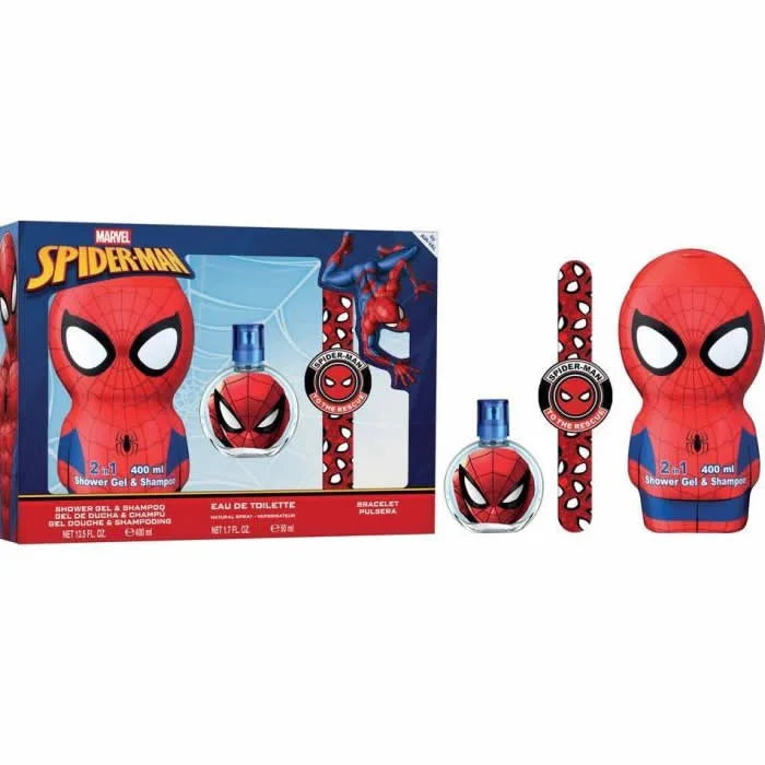 Marvel Spiderman Eau De Toilette Spray 50ml Set 3 Pieces - Perfume Original na Orient Perfumes Portugal