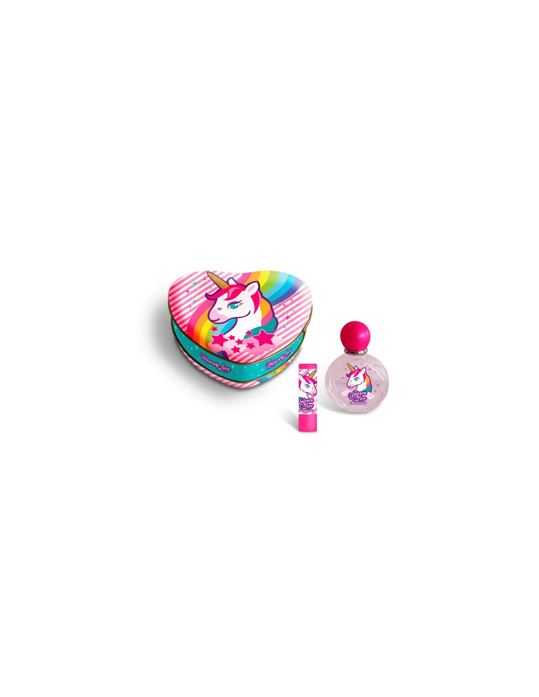 Cartoon Lorenay Unicorn Love Estuche Corazon Edt 50ml Lipstick - Orient Perfumes Portugal