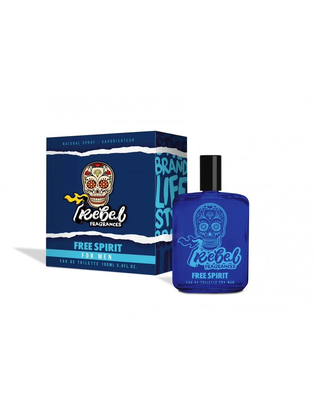 Rebel Edt 100ml Man Free Spirit - Orient Perfumes Portugal