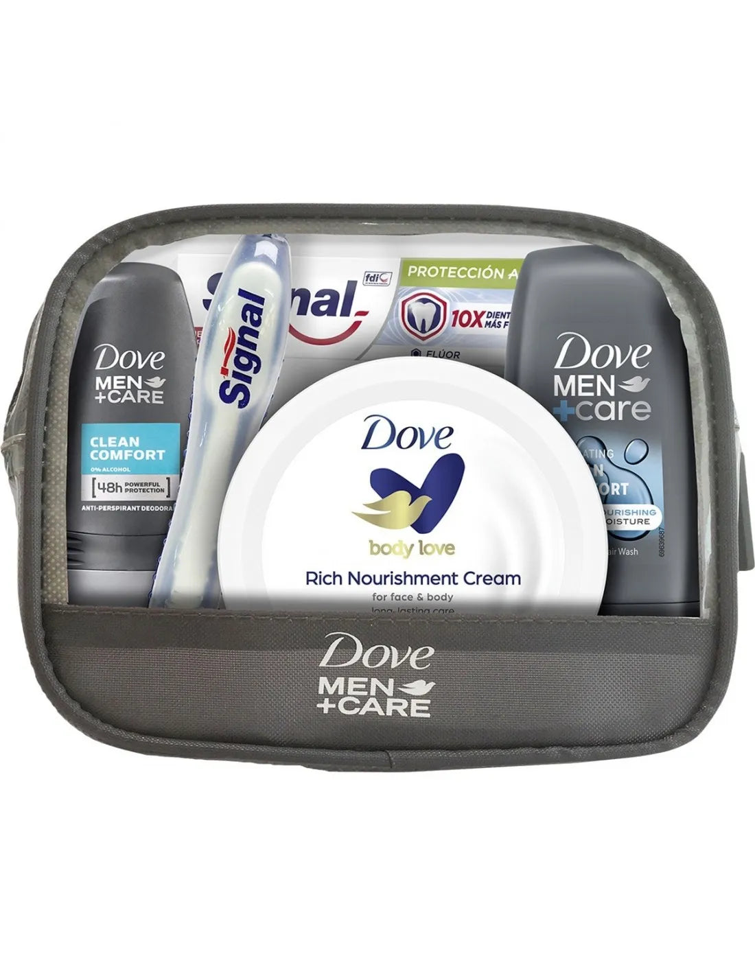 Dove Neceser Viaje Hombre Estojo 5 Peças