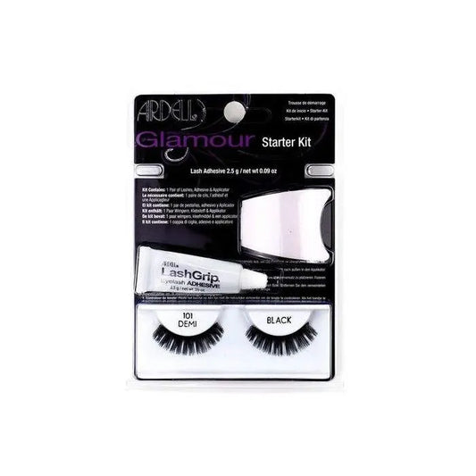 Ardell Glamour Pestañas Postizas 101 Demi Black Set 3 Piezas - Orient Perfumes Portugal