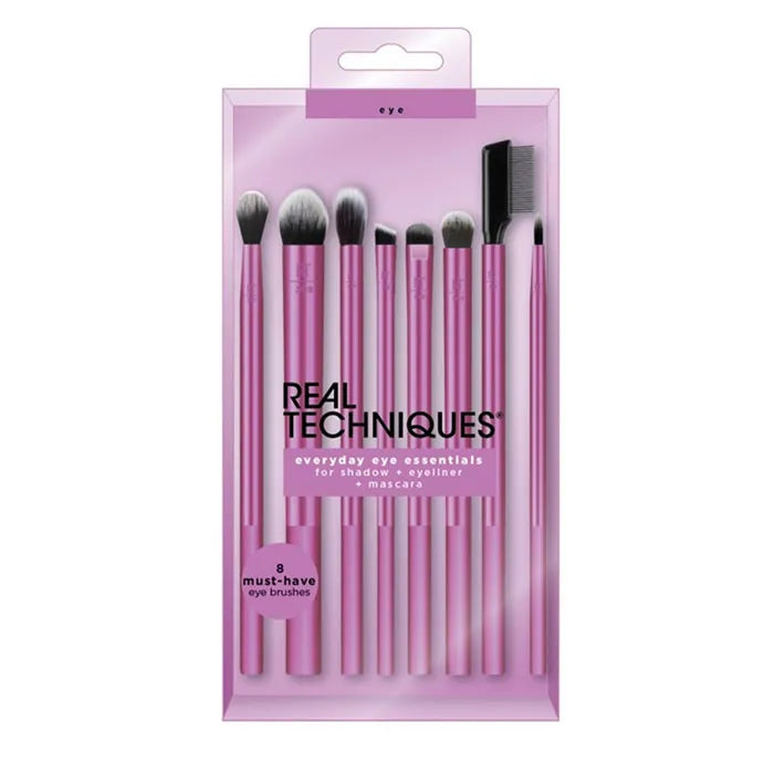 Real Techniques Everyday Eye Essentials Set 8 Piezas - Orient Perfumes Portugal