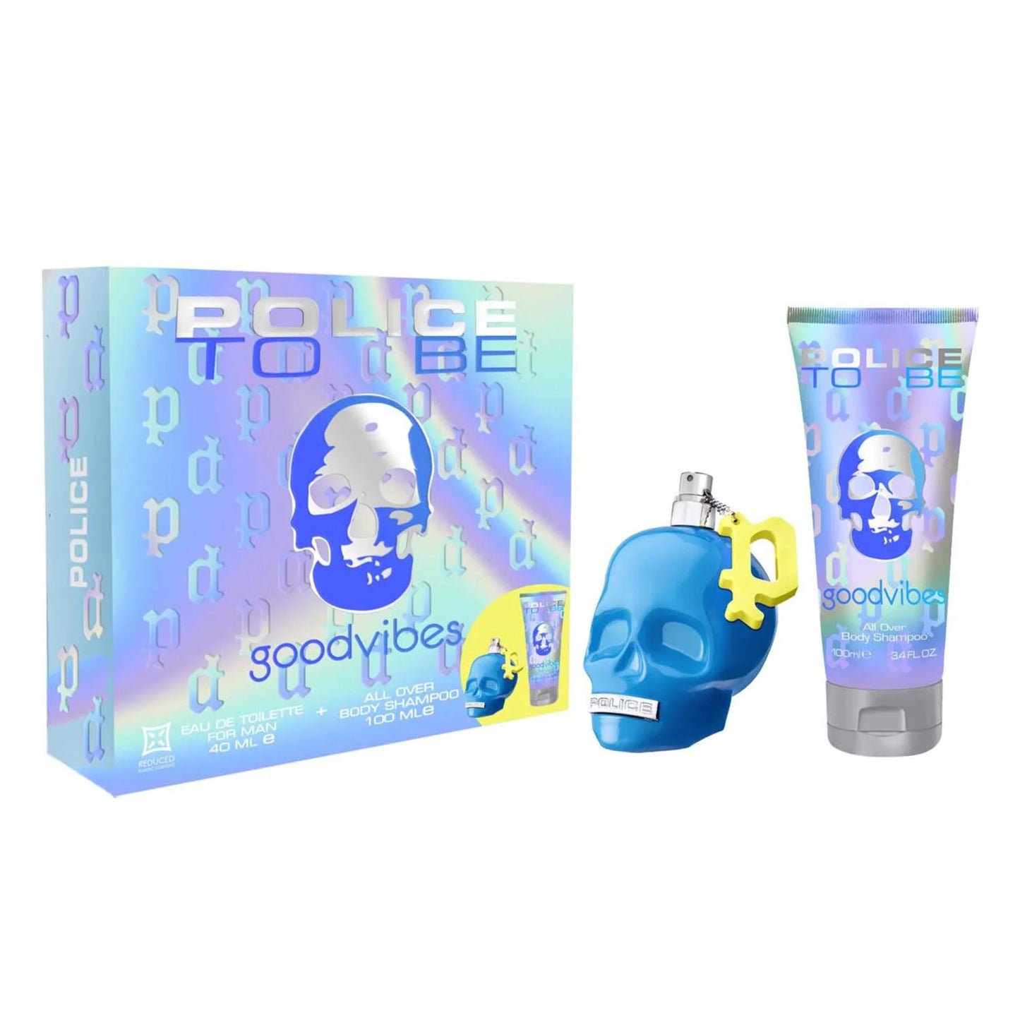 Police to Be Goodvibes Eau De Toilette For Men 40ml Spray Champu y Gel 100ml - Orient Perfumes Portugal