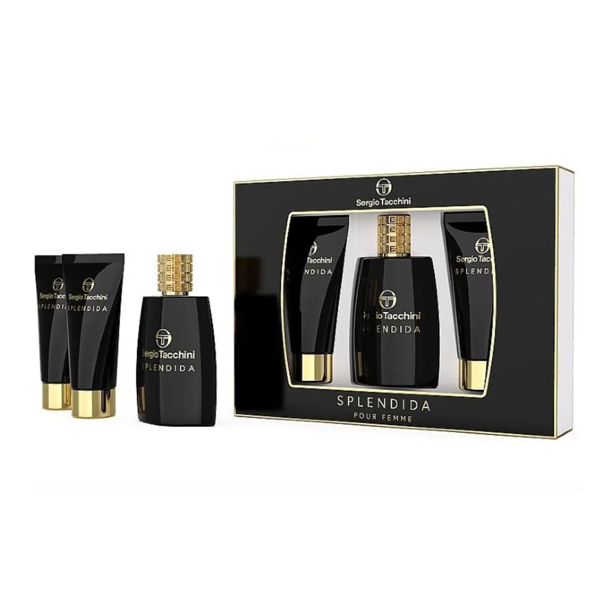 Sergio Tacchini Splendida Pour Femme Eau De Parfum 100ml Locion Corporal Perfumada 100ml Gel De Baó 100ml - Orient Perfumes Portugal