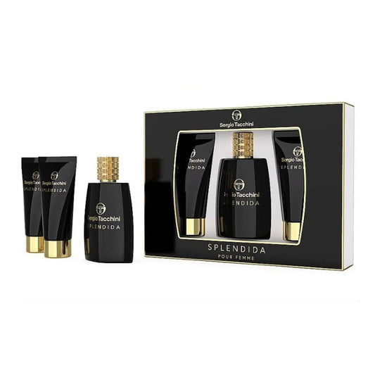 Sergio Tacchini Splendida Pour Femme Eau De Parfum 100ml Locion Corporal Perfumada 100ml Gel De Baó 100ml - Orient Perfumes Portugal