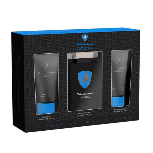 Tonino Lamborghini Acqua Eau De Toilette 125ml Spray Gel De Baño 100ml Balsamo After Shave 100ml - Orient Perfumes Portugal