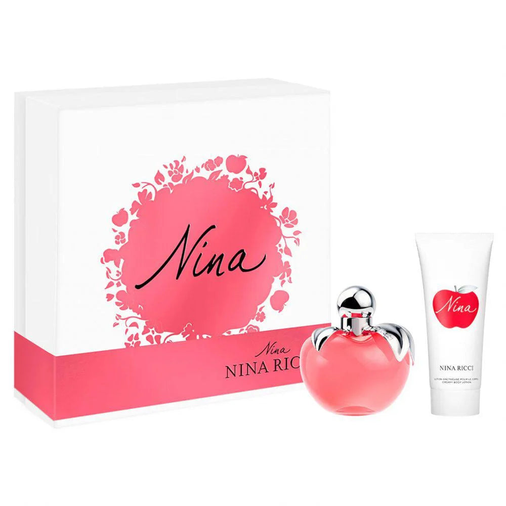Nina Ricci Nina Eau De Toilette Recargable 80ml Creamy Loción Corporal 75ml - Orient Perfumes Portugal