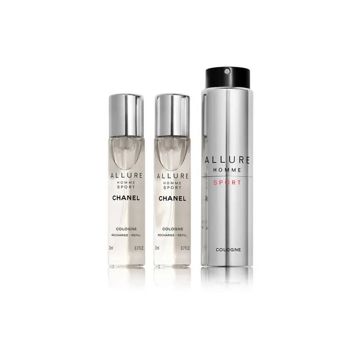 Chanel Allure Homme Sport Travel Spray Recargable Set 3 Piezas - Orient Perfumes Portugal