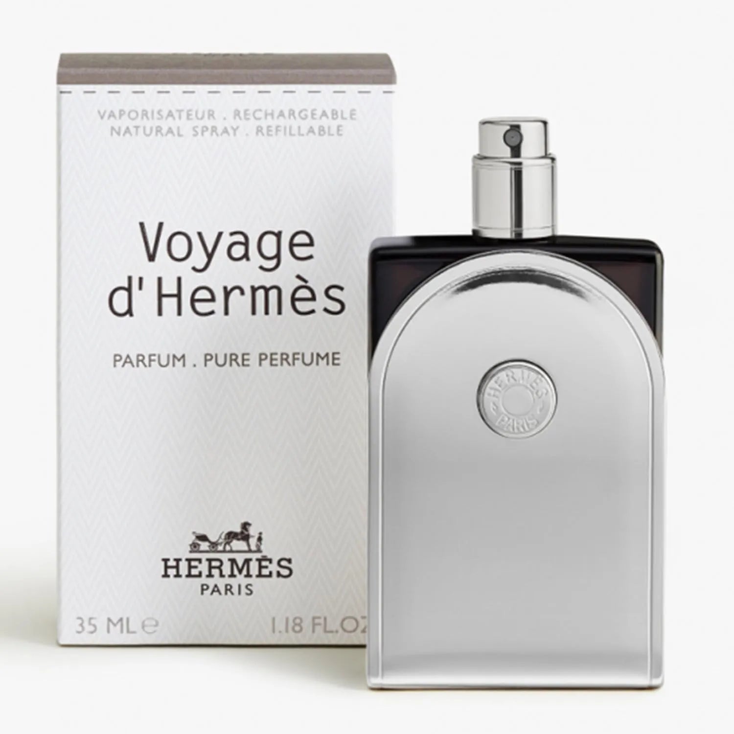 Hermès Hermes Voyage D'hermes Pure Perfume Recargable 35ml - Orient Perfumes Portugal