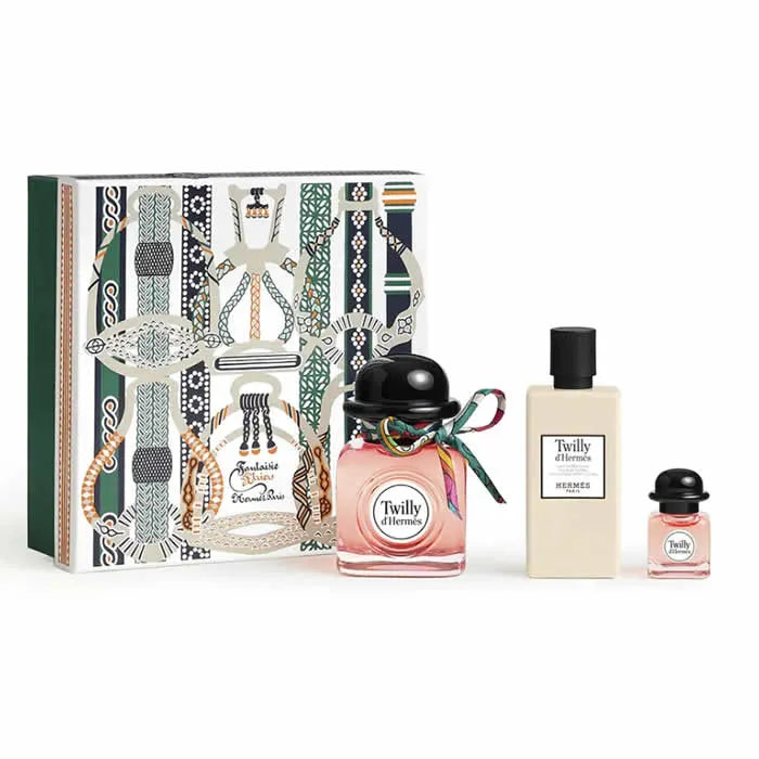 Hermes Twilly Eau De Parfum Spray 85ml Set 3 Pieces - Orient Perfumes Portugal
