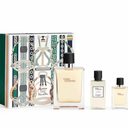 Terre D'Hermes Eau De Toilette Spray 100ml Set 3 Pieces - Orient Perfumes Portugal
