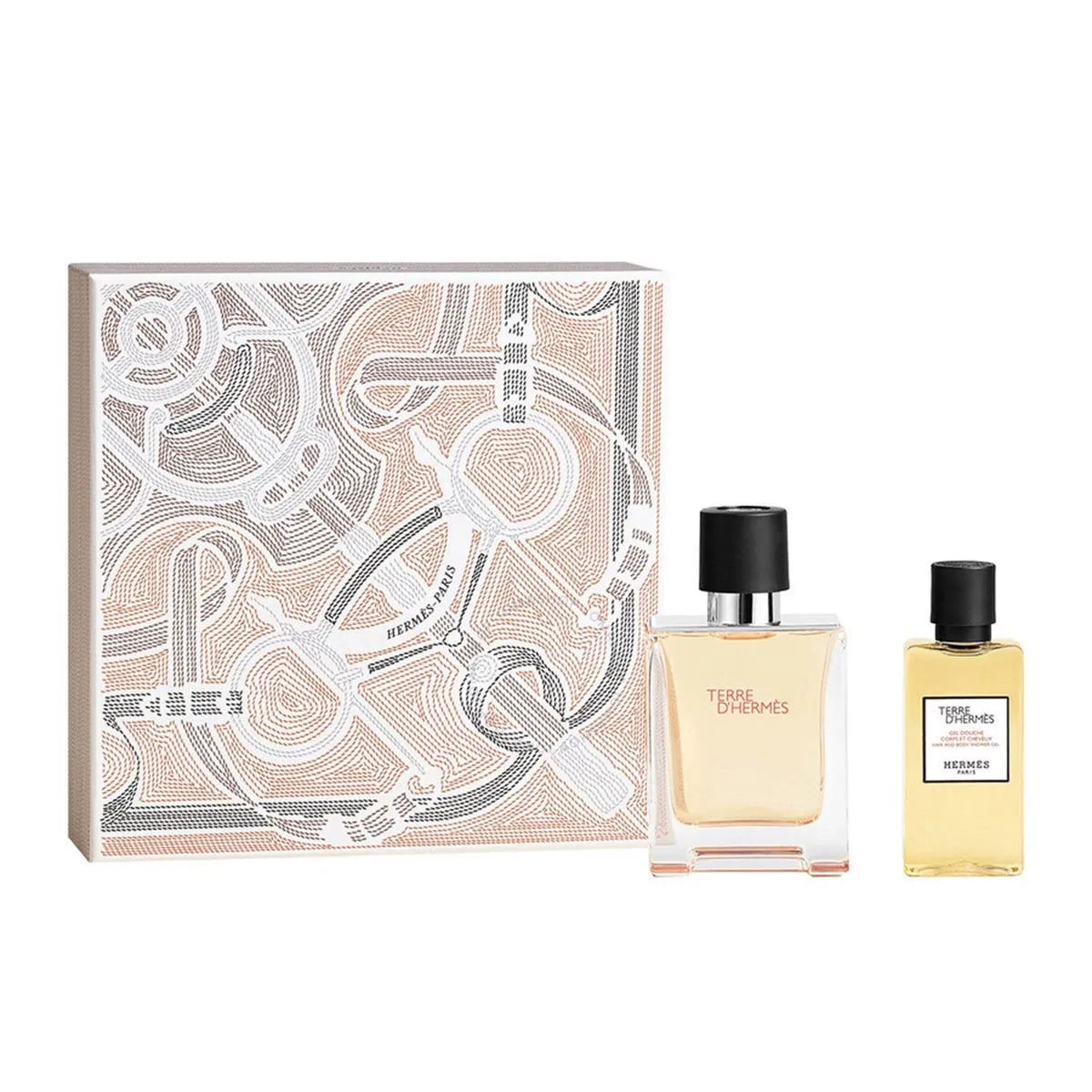 Hermès Hermes Terre Dhermes Eau De Toilette Pour Homme 50ml Spray Gel De Baño 40ml - Orient Perfumes Portugal