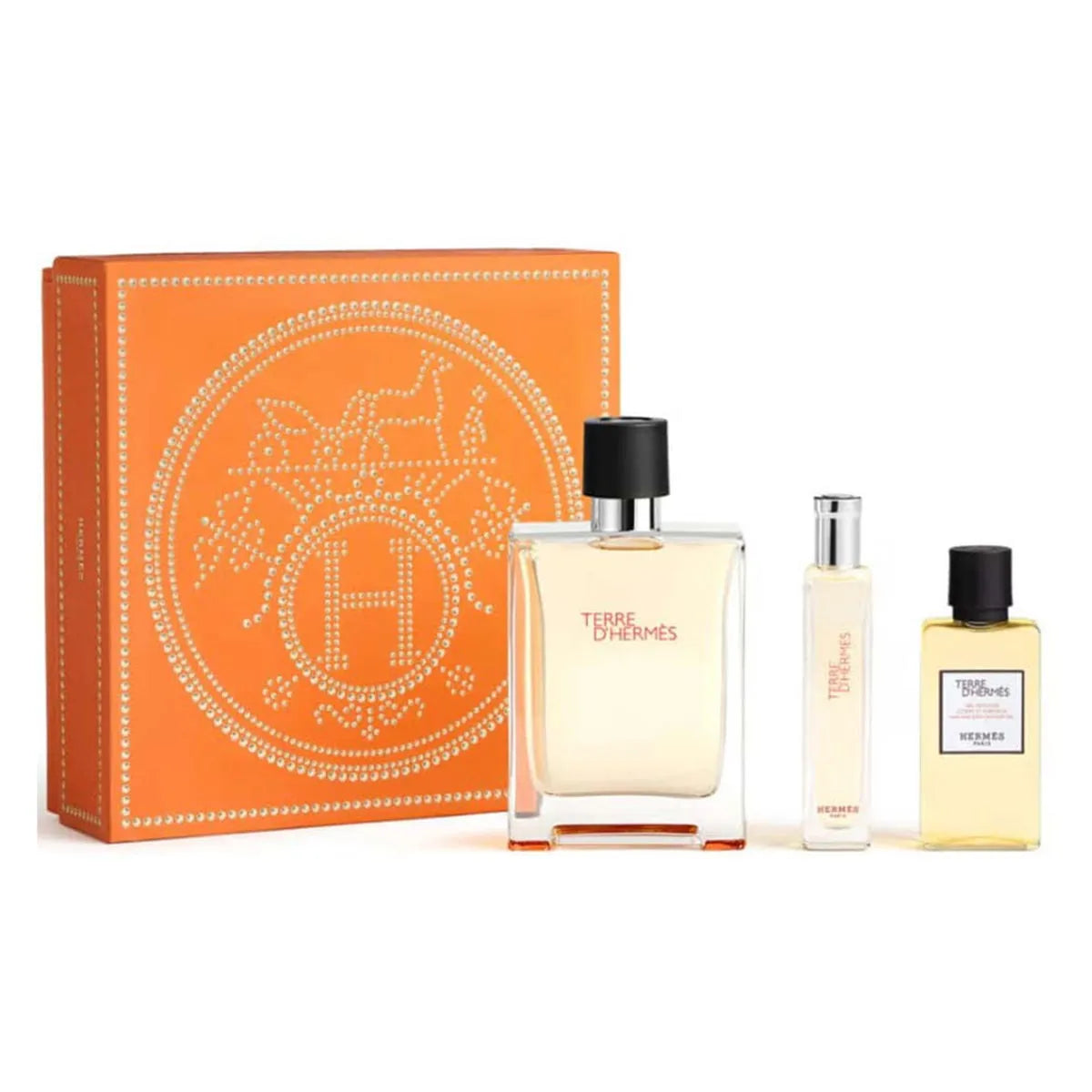 Hermès Set Terre Hermes Edt 100ml Gel40ml Mini 15ml@ - Orient Perfumes Portugal