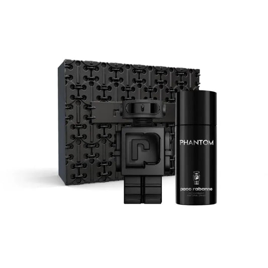 Paco Rabanne Phantom Parfum Eau De Perfume Spray 100ml Set 2 Pieces Christmas 2023 - Perfume Original na Orient Perfumes Portugal