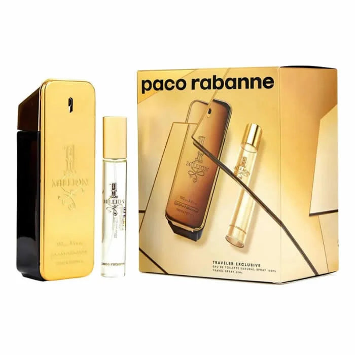 Paco Rabanne One Million Eau De Toilette Spray 100ml Set 2 Piezas - Orient Perfumes Portugal