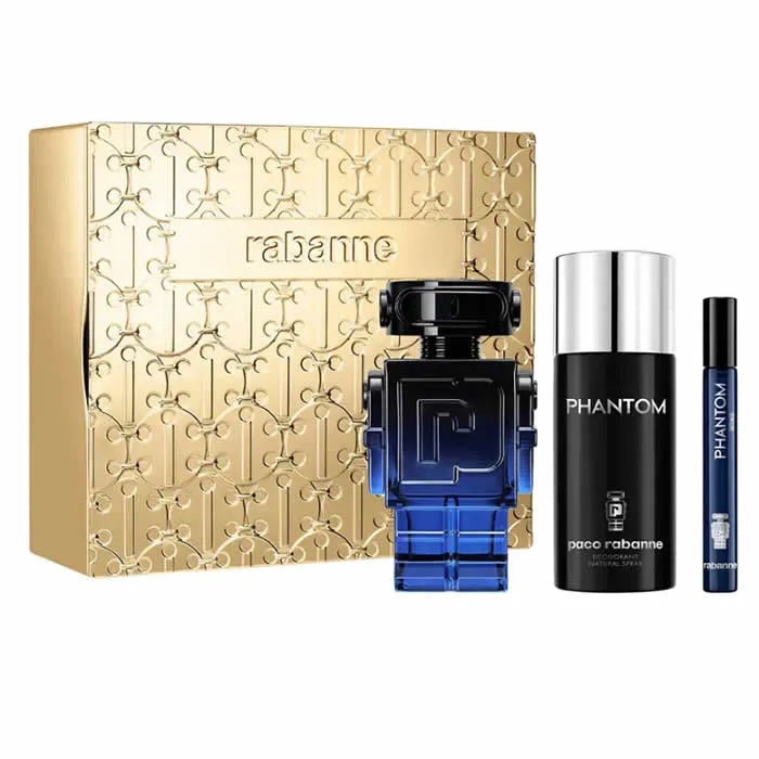 Paco Rabanne Phantom Intense Eau De Perfume Spray 100ml Set 3 Piezas - Orient Perfumes Portugal