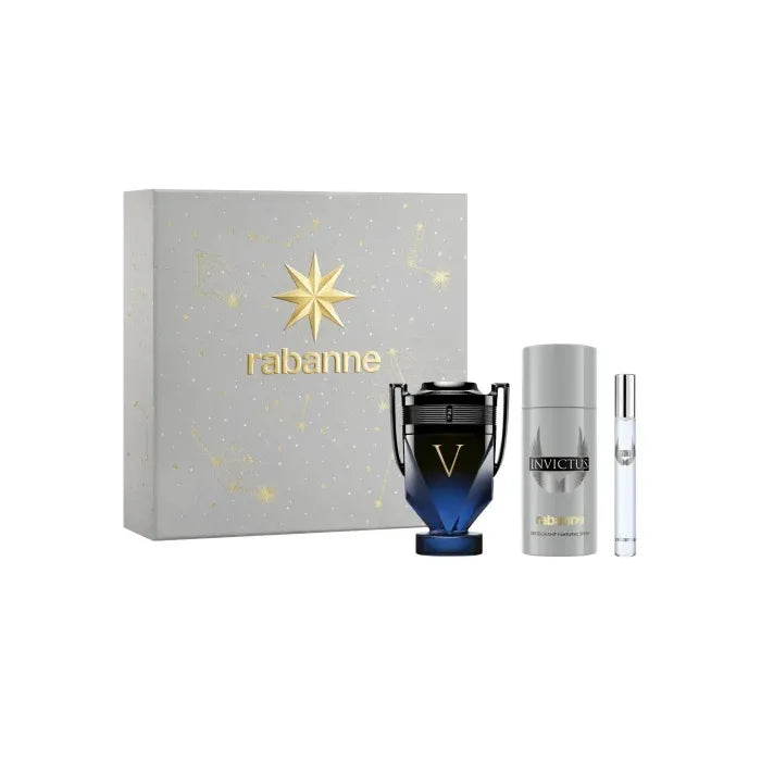 Rabanne Invictus Victory Elixir Eau De Perfume Spray 100ml Set 3 Piezas - Orient Perfumes Portugal