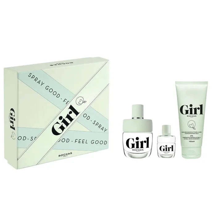 Rochas Girl Eau De Toilette Spray 100ml Set 3 Piezas - Orient Perfumes Portugal