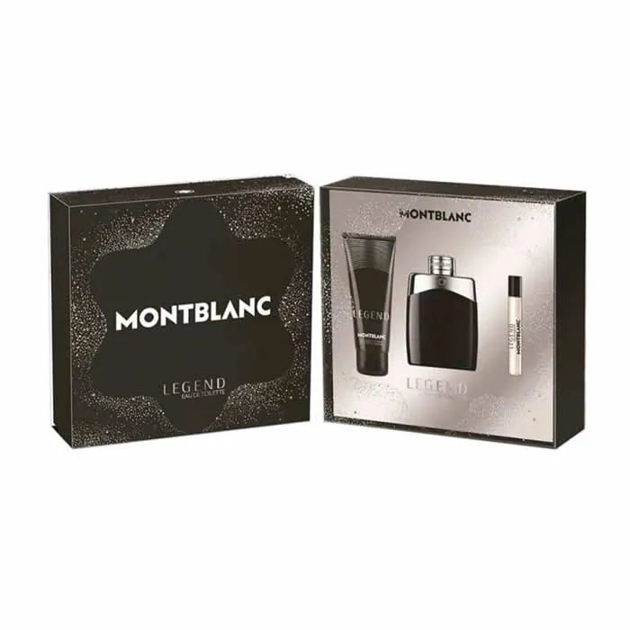 Montblanc Legend Eau De Toilette Spray 100ml Set 3 Piezas - Orient Perfumes Portugal