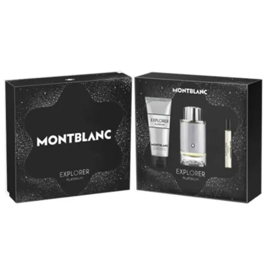 Montblanc Explorer Platinum Eau De Perfume Spray 100ml Set 3 Piezas - Orient Perfumes Portugal