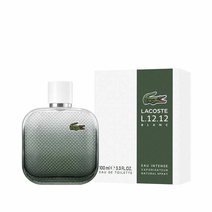 Lacoste L.12.12 Blanc Eau Intense Eau De Toilette Spray 100ml - Orient Perfumes Portugal