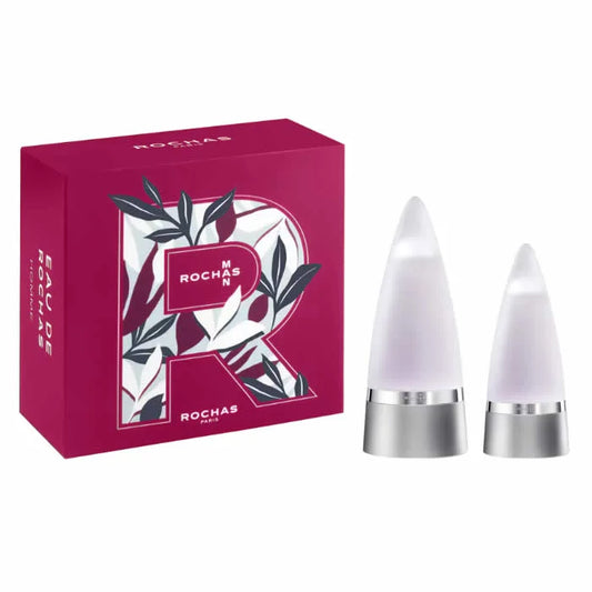 Rochas Man Eau De Toilette Spray 100ml Set 2 Piezas - Orient Perfumes Portugal