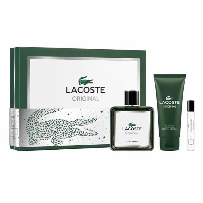 Lacoste Original Eau De Parfum Spray 100ml Set 3 Piezas - Orient Perfumes Portugal