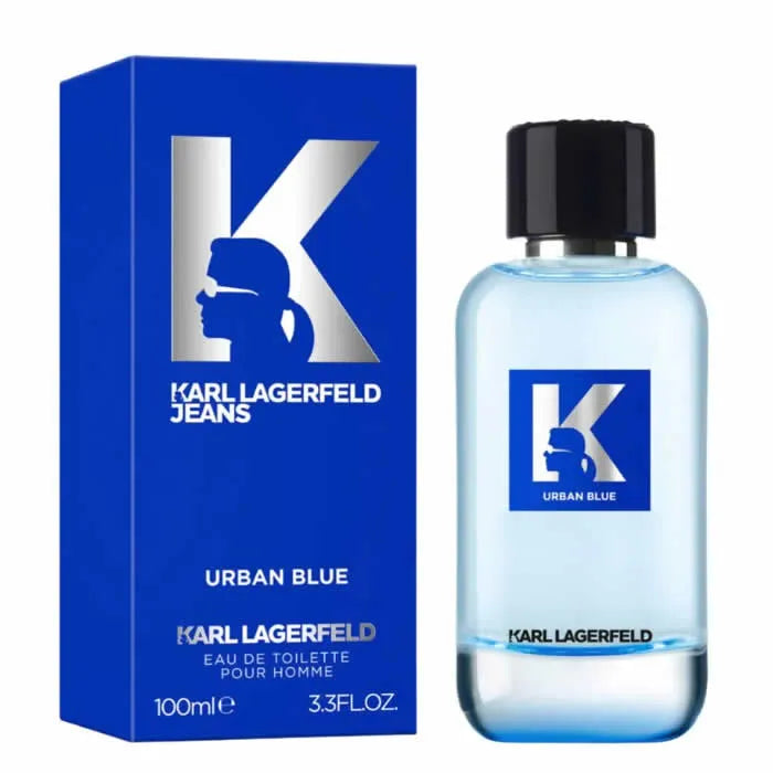 Karl Lagerfeld Jeans Urban Blue Eau De Toilette Spray 100ml - Orient Perfumes Portugal